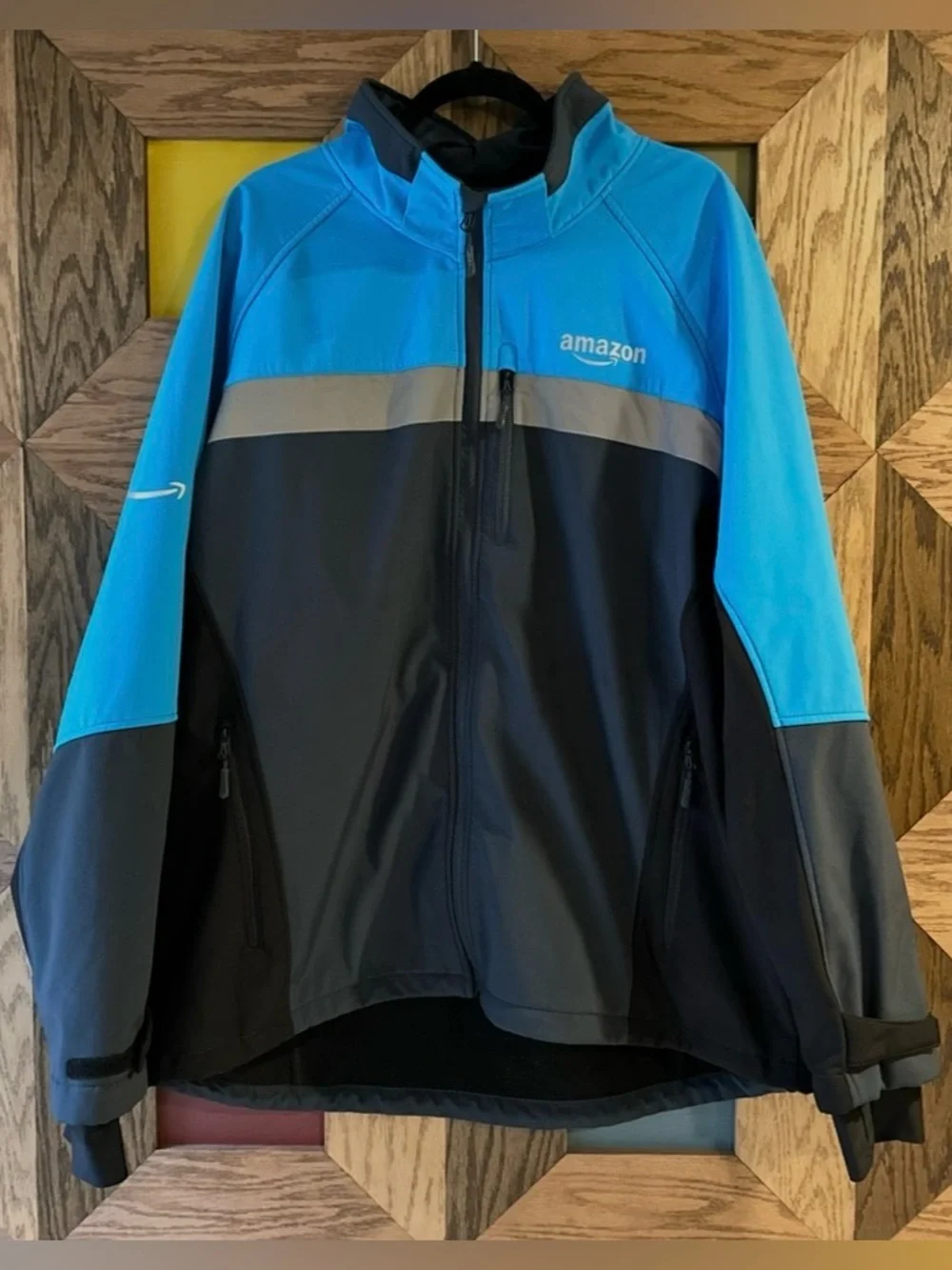 Amazon Luly Yang Driver Jacket Fleece-Lined Insulated Reflective Unisex 3XL/4XL